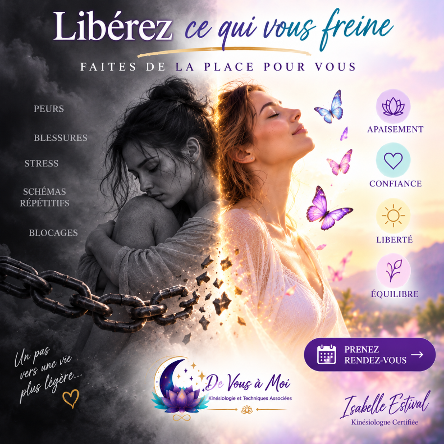 Kinésiologie : se libérer de ce qui freine Kinésiologie, stress, blocages émotionnels et schémas répétitifs